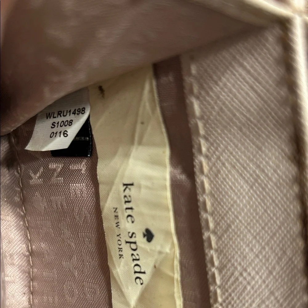 Kate Spade New York Beige Zip-Around Wallet